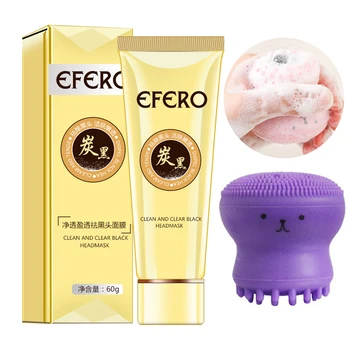 

Blackhead Remover Mask Nose Pore Peeling Mask Deep Cleaning Remove Blackhead Mask for Face Mask Skin Care Face Washing Brushes