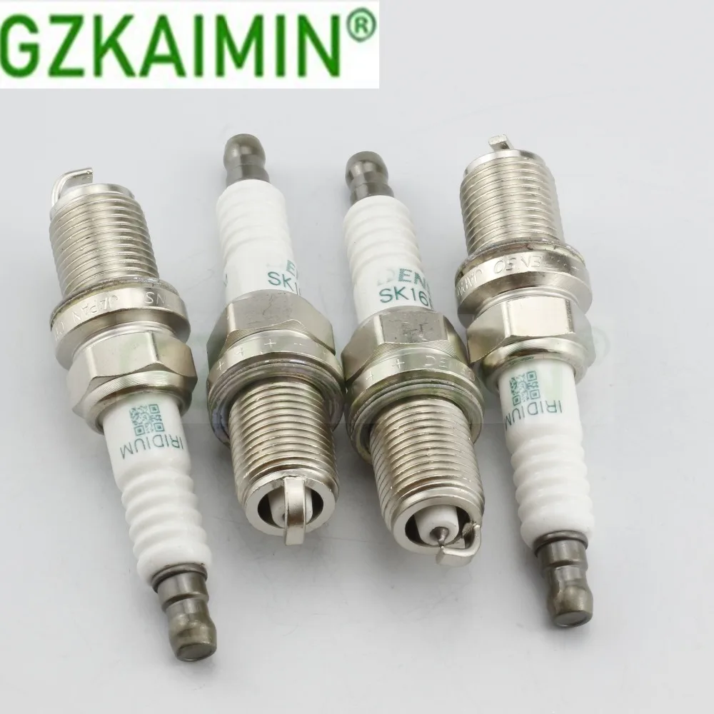 4 шт. Свеча зажигания для Toyota Corolla Matrix Yaris 07-18 OEM 90919-01240 SK16R11