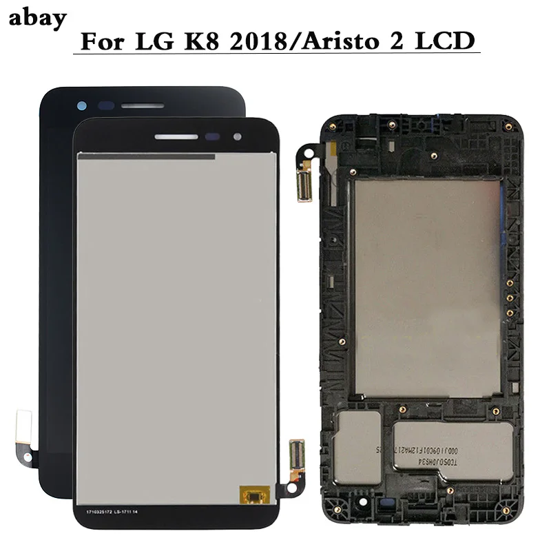 

5.0'' For LG K8 2018 LCD Display Touch Screen Digitizer with Frame Full Assembly LCD and touch without frame SP200 MX210 lcd
