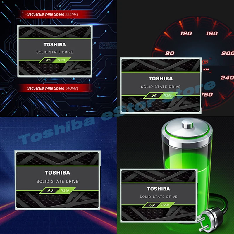Toshiba Внутренний твердотельный накопитель TR200 серии памяти hdd 2,5 жесткий диск SSD SATA III 240 ГБ 480 960 Sata3 SSD диски для Ноутбуки ПК