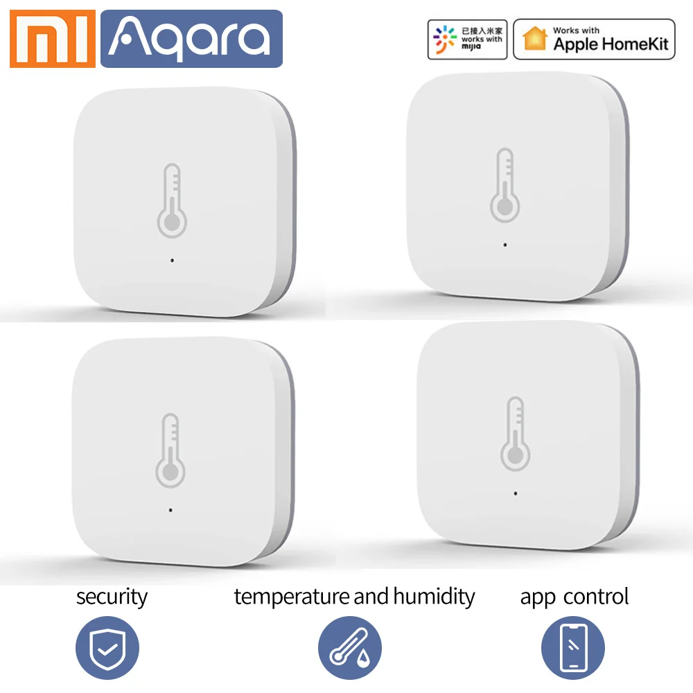 

Xiaomi temperature Aqara wifi temperature sensor thermometer wifi smart remote control Xiaomi smart home mijia automation kit