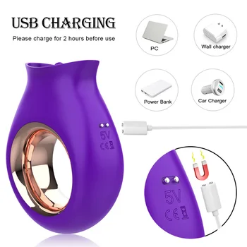 Tongue Licking Vibrator Soft Female Masturbator Sex Toys for Women G Spot Clitoral Stimulator Rechargeable Nipple Stimulation 4