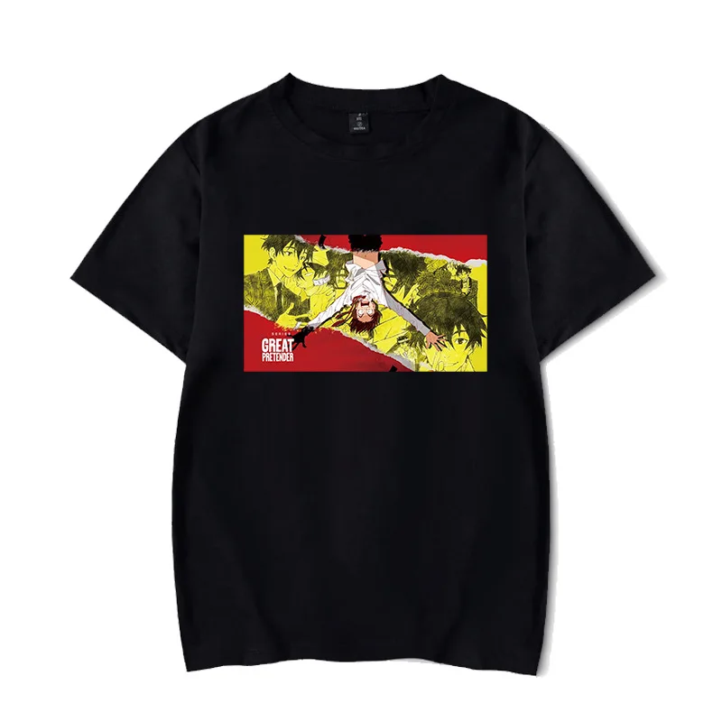 2020 Anime Great Pretender T-shirt Makoto Edamura Round Neck Short Sleeve t-shirt Laurent Thierry Unisex Summer Tops0 (4)
