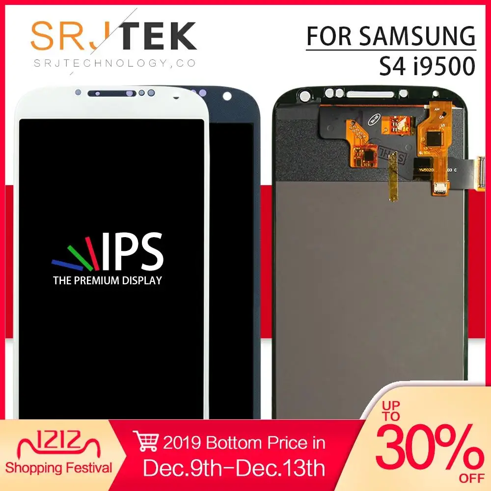 Ips 5 0 ''для samsung Galaxy S4 I9500 lcd i9505 i337 i545 Дисплей сенсорный дигитайзер сенсор стекло