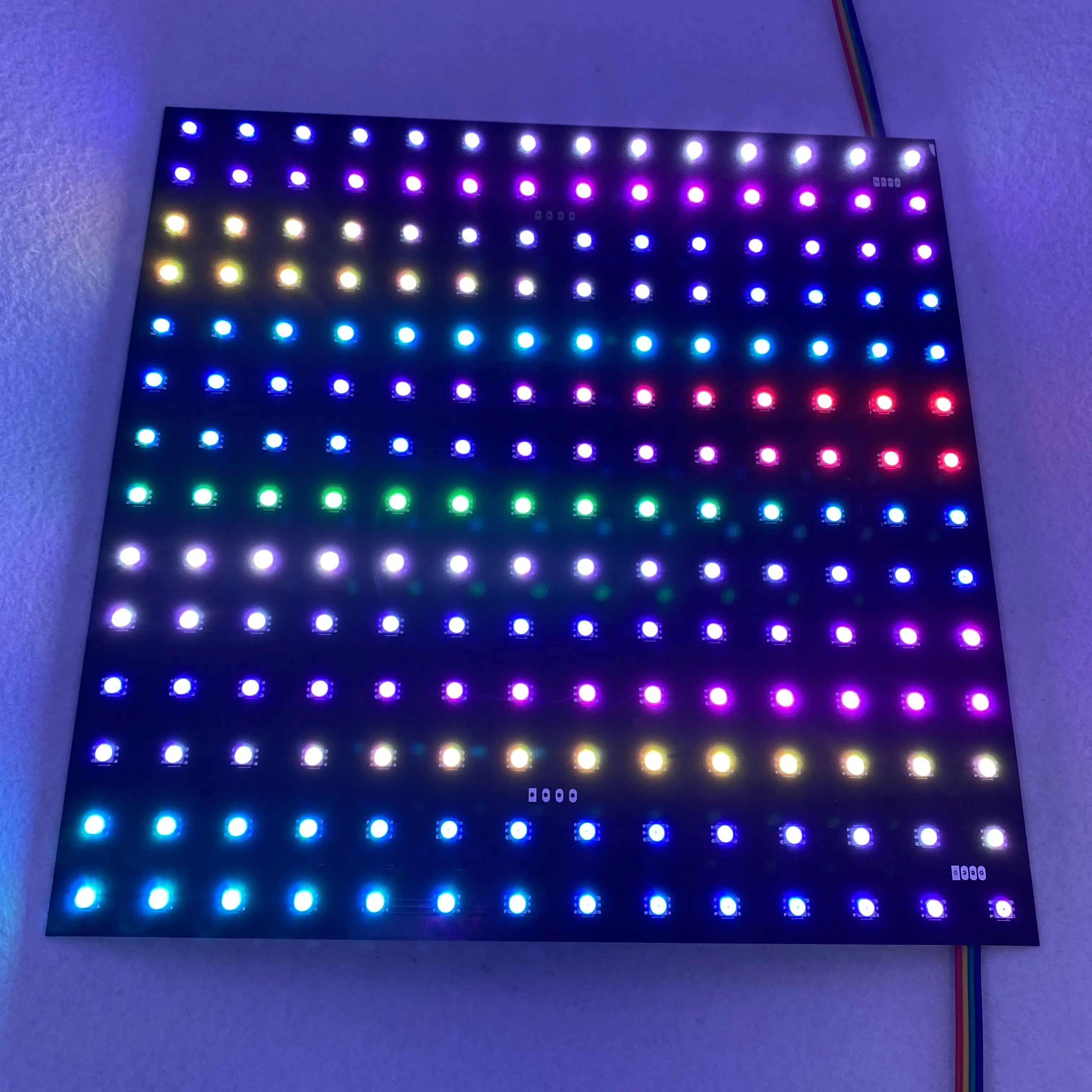 P20 APA102 полноцветный RGB внутренняя Светодиодная панель дисплея 14*14 пикселей 280 мм *