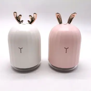 

Portable Humidifier Usb With Night Light Mini Cute Deer and Cute Rabbit Shape Cute Great Gift For Kids
