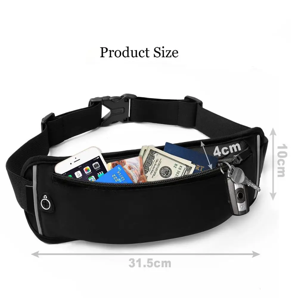 Quality Outdoor Sport Trail Run Running Jogging Waist Gym Bag Pouch For Sport Fanny Pack Hiking Cycling Waist Bag Accessories