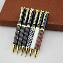 6 цветов, модная гравировка Jinhao 500, Шариковая офисная деловая ручка, медная ручка с гравировкой, подарочная ручка для школьников