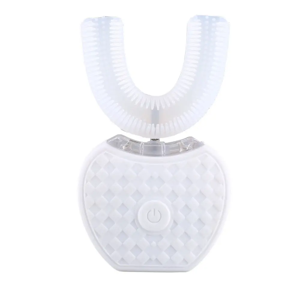 

U Shape Silicone 360 Degree Sonic Automatic Electric Toothbrush Teeth Whitening Intelligent Silicone Toothbrush
