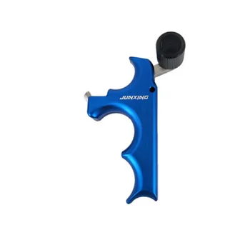 

Archery Thumb Trigger Aiming Grip Practice Training Stainless Steel Assembly