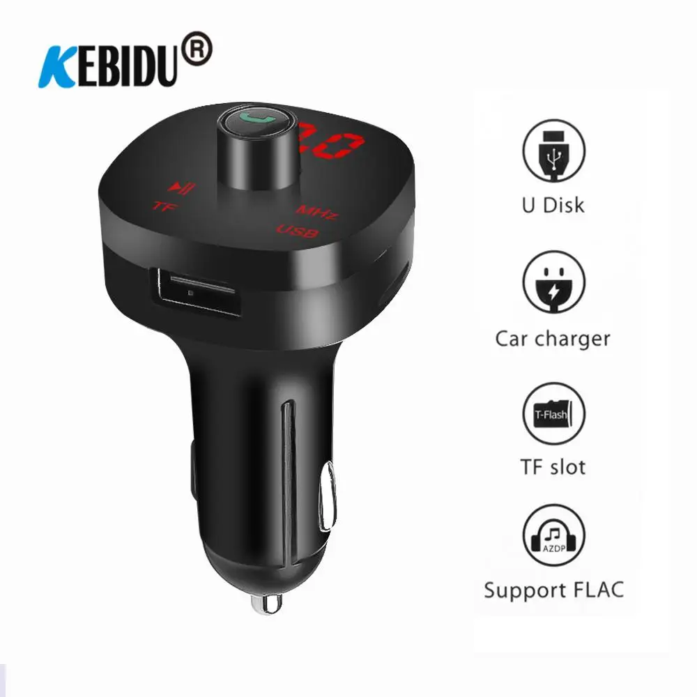 Беспроводной автомобильный mp3-плеер аудио адаптер 4,0+ EDR Bluetooth Hands free автомобильный комплект fm-передатчик двойной USB телефон зарядное устройство для автомобиля стерео