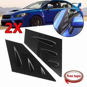 

2PCS Car Side Vent Window Louver Cover Trim For Subaru WRX STI 2015 2016 2017 2018 ADV-9-WN-0044 Window Louver Scoop Cover Vent