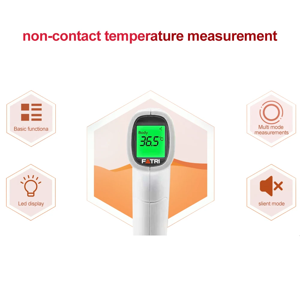 

CYSINCOS New Baby Infrared Thermometer Non-contact Digital Thermometer Electronic Forehead Temperature Instruments Fast Delivery