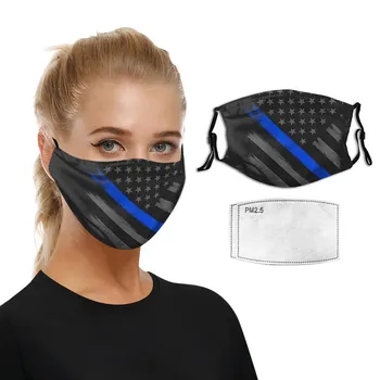 

18 Patterns 1/3/10 PC Masks With 2/6/20 PCS Filters Windproof Foggy Haze Washable Mouth Cover Reusable Face Mask Mascarilla