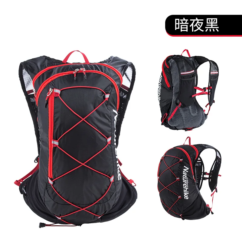 Naturehike открытый 20L мужской рюкзак большой емкости мужская сумка водонепроницаемый повседневные Рюкзаки унисекс черные дорожные рюкзаки - Цвет: Черный цвет