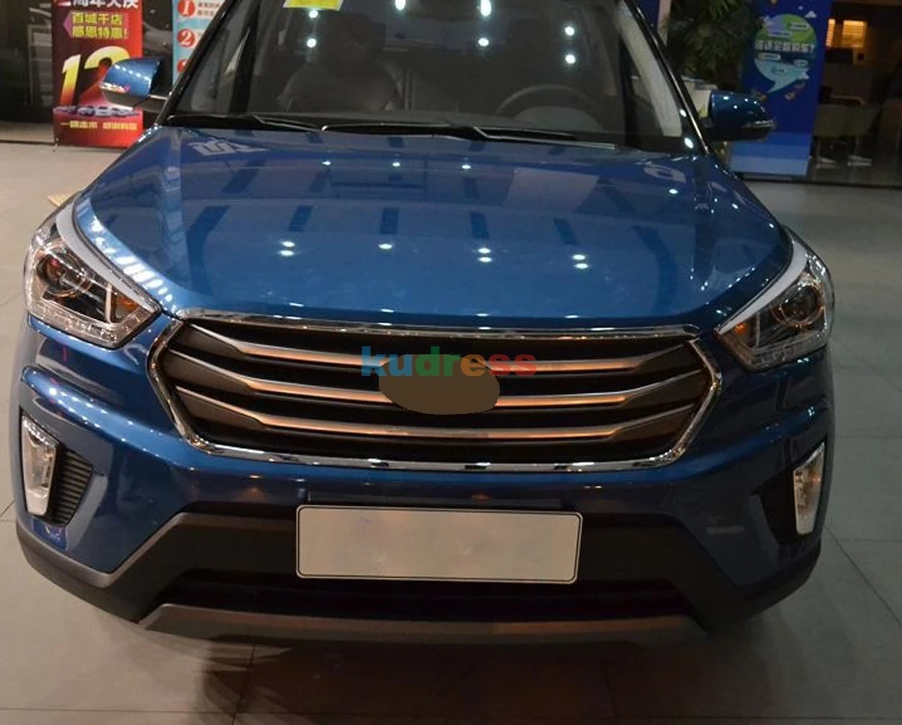 Для hyundai Cantus Creta ix25 передний бампер Центральная решетка крышка отделка средняя решетка украшения автомобиля чехлы