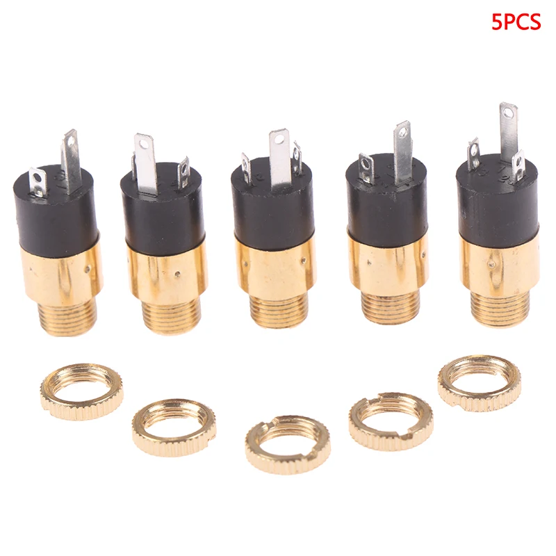 Hot New 3.5mm PJ392 Tereo Female Sockect Jack 3.5 Audio Headphone Connectors Stereo Headphone Audio Video Jack Socket Plug 5Pcs