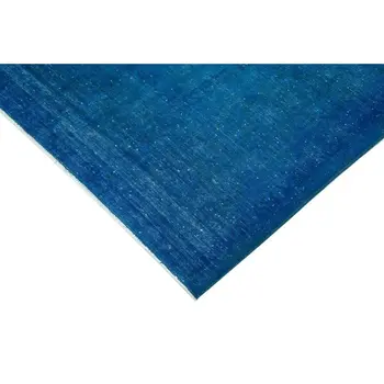 

300x390 Cm Blue Handmade Overdyed Large Area Rug-10x13 Ft