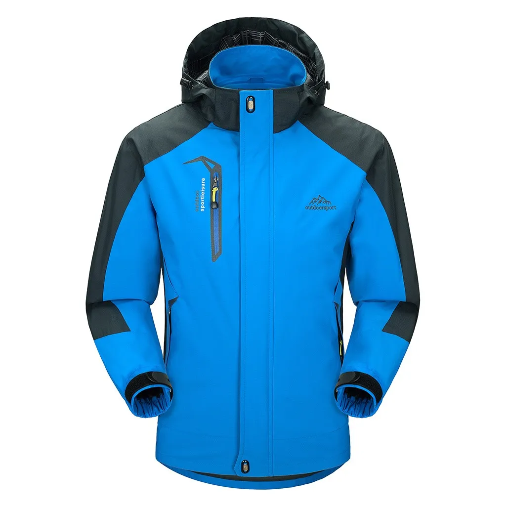Мужские зимние Новые повседневные толстые теплые куртки с капюшоном для катания на лыжах, мужская верхняя одежда, модное пальто средней толщины, лыжные куртки для мужчин