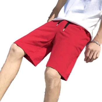 

Hot shorts men's solid color Casual Loose shorts men's summer breathable casual shorts beach shorts large size 4XL