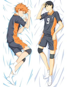 

Anime Haikyu pillow Cover hinata shoyo Dakimakura case Sexy girl Cool Boy 3D Double-sided Bedding Hugging Body pillowcase 06