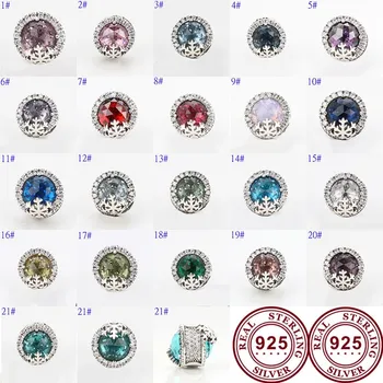 

Authentic 925 Sterling Silver Beads New Dazzling Snowflake Fashion Beads Fit Original Pandora Bracelet For Women Diy Jewelry