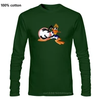 Printed Men T Shirt Cotton tShirt O-Neck Long-Sleeve New Style space jam donal duck Movies Women T-Shirt