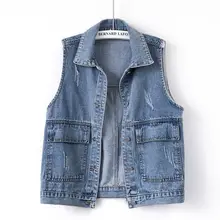 2021Spring Autumn Women New Plus Size Denim Vest Vest Jacket Pocket Loose Korean Waistcoat Cowboy Jacket Wild Waistcoat Tide A19 2021Spring Autumn Women New Plus Size Denim Vest Vest Jacket Pocket Loose Korean Waistcoat Cowboy Jacket Wild Waistcoat Tide A19