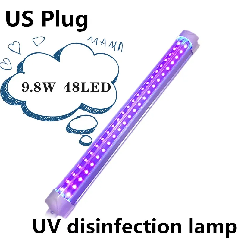 

Sterilize UV Light Germicidal Ultraviolet LED Lamp Home Handheld T8 linear germicidal quartz Disinfection Bacterium Mite Killer