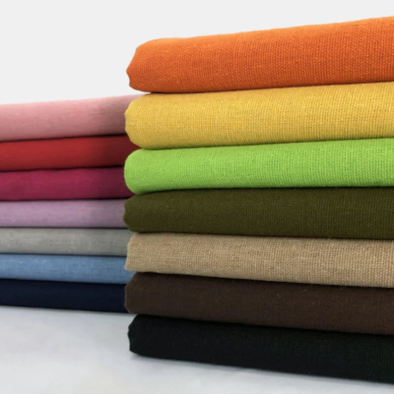 Домашний текстиль тонкие хлопковые Льняные ткани домашний декор чехол для