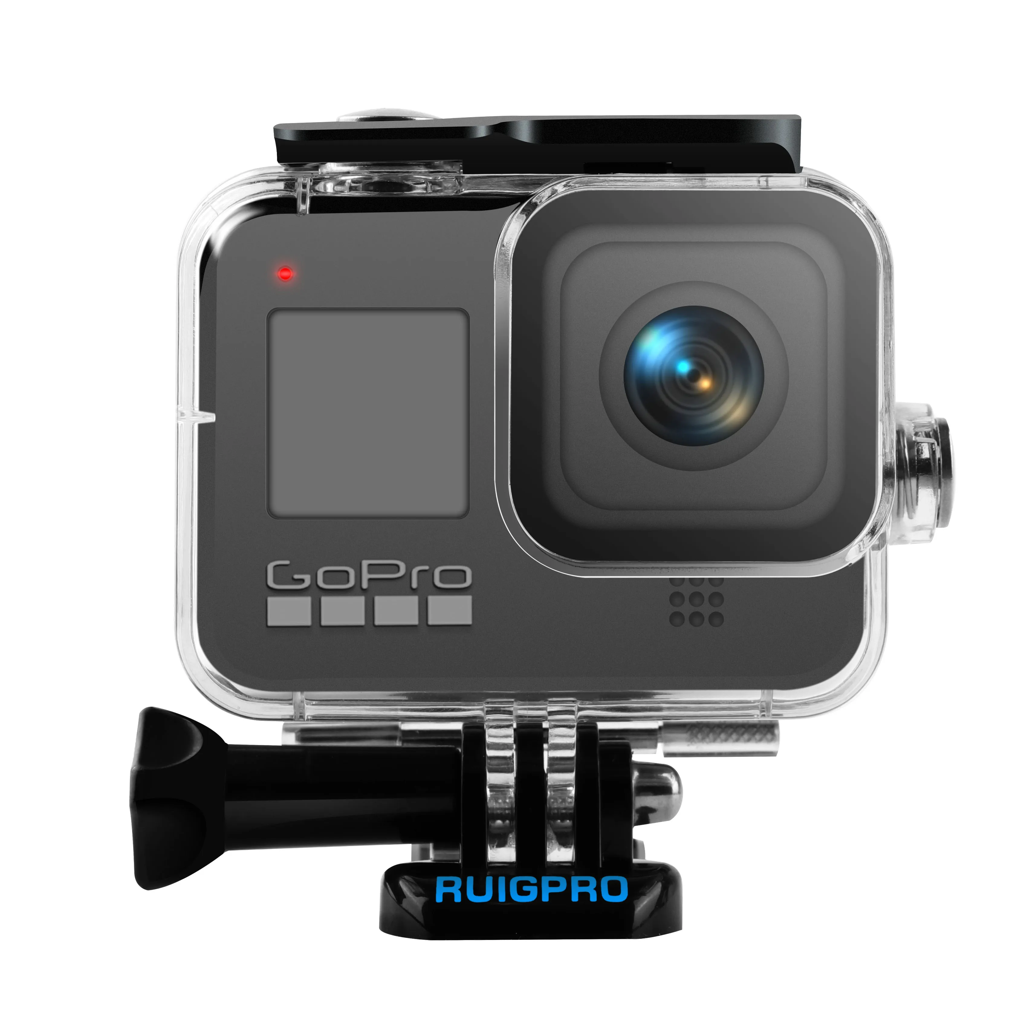 60 м подводный водонепроницаемый чехол для GoPro Hero 8 защитный чехол Корпус черный объектив камеры 60 м аксессуары для дайвинга и плавания