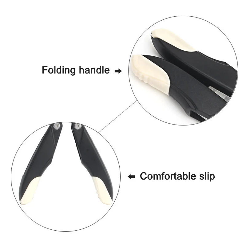 Новые кусачки для коррекции паза из нержавеющей стали, специальные кусачки для ногтей, пластиковые складные щипцы для ногтей