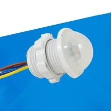 

2022 1pc 40mm Led Sensitive Adjustable white Infrared Light Motion Sensor Time Delay Home Lighting PIR Switch