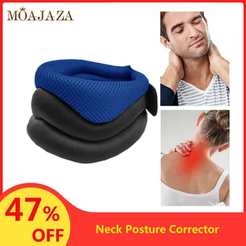 

Sponge Split Neck Support Cervical Collar Traction Device Brace Stretcher Pain Relief Therapy Protect Belt Travel Pillow