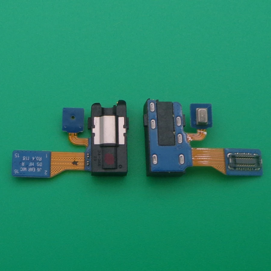 50PCS Lot For Samsung J6 2018 J600F A6 2018 A600F J8 J810F Audio Jack Headphone Socket Headset Port Flex Cable With Microphone