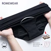 Quality Cotton Menstrual Period Panties Reusable For Women/Girls 4-Layers Comfortable Mesh High Absorbency Underwear Plus Size