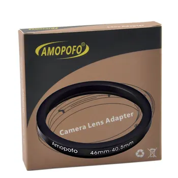 

Wholesale 46mm-40.5mm Step-Down Metal lens filter Adapter Ring/46mm Lens to 40.5mm UV CPL ND Accessory