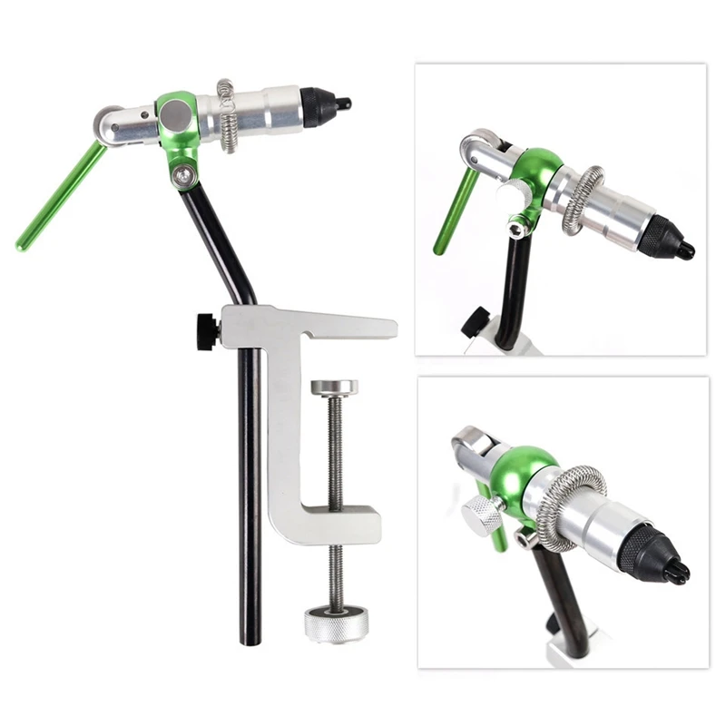 

Fishing Fly Tying Vise C-Clamp Base Hook for Beginner or Fishing Travellers