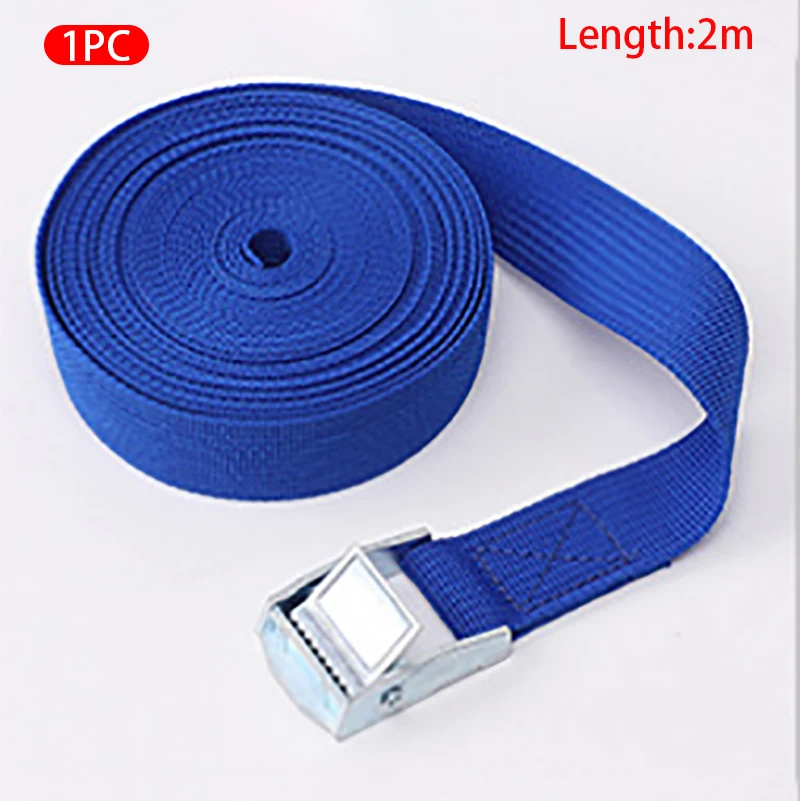 Durable Ratchet Tie-Down Belt with Buckle for Secure Cargo Fastening