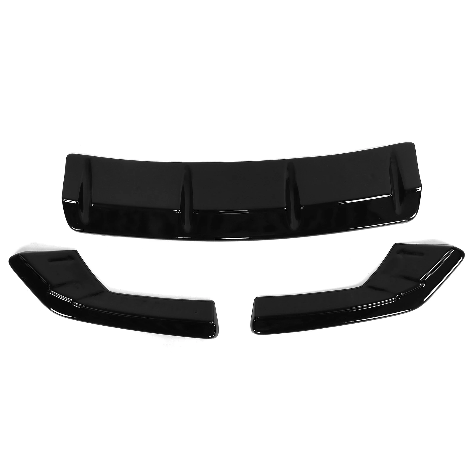 

bumper lip car bumper Gloss Black for Maxton Style Rear Bumper Diffuser Extension Side Splitter Replacement for 8V Sedan