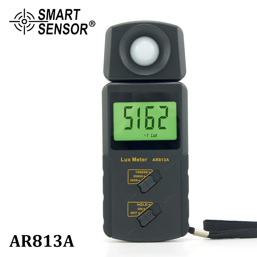 

Smart Sensor AR813A Digital Lux Meter illuminometer Photometer Lux Meter Light Meter Luminometer