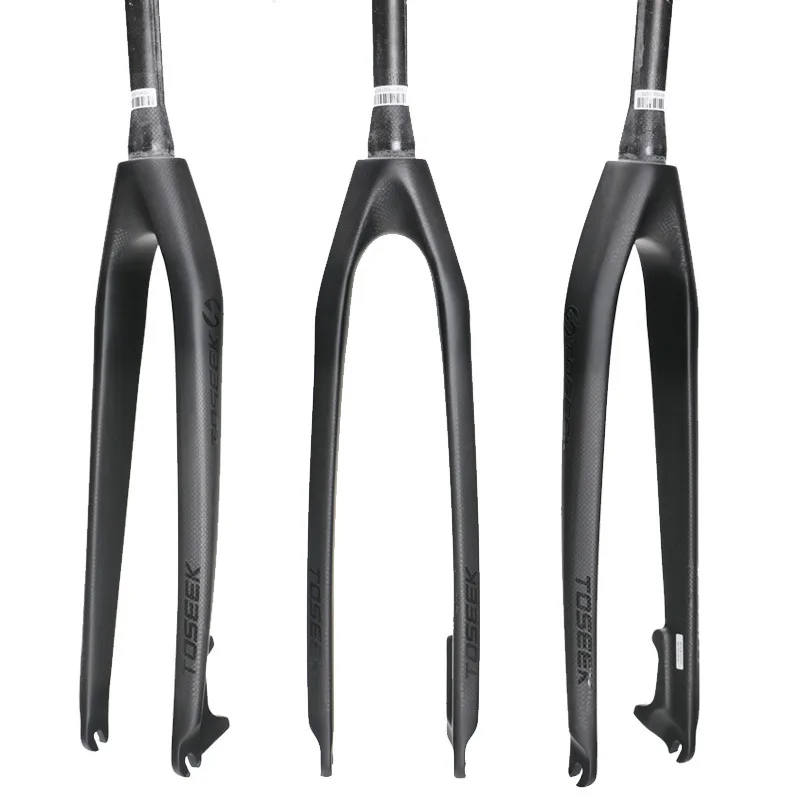 

Toseek Front Fork Bicycle Hard Fork Disc Brakes 26-Inch 27.5-Inch 29-Inch Cone Tube Mountain Bike Full Carbon Front Fork