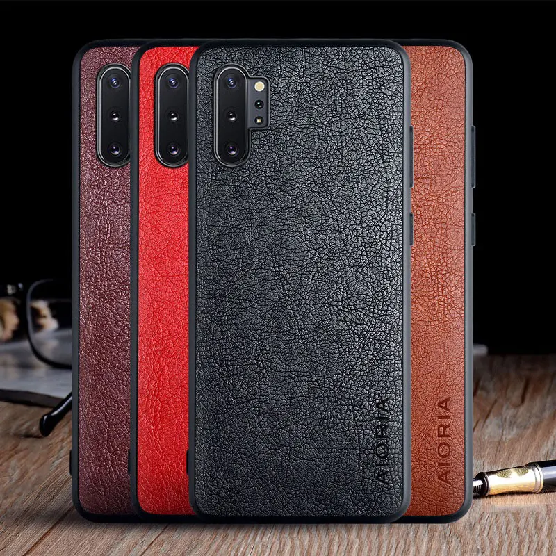 Custodia Per Samsung Galaxy Note 10 Plus Lite Funda 5G Custodia In Pelle Di Lusso Vintage In Pelle Coque Per Samsung Note 10 Plus Custodia Capa