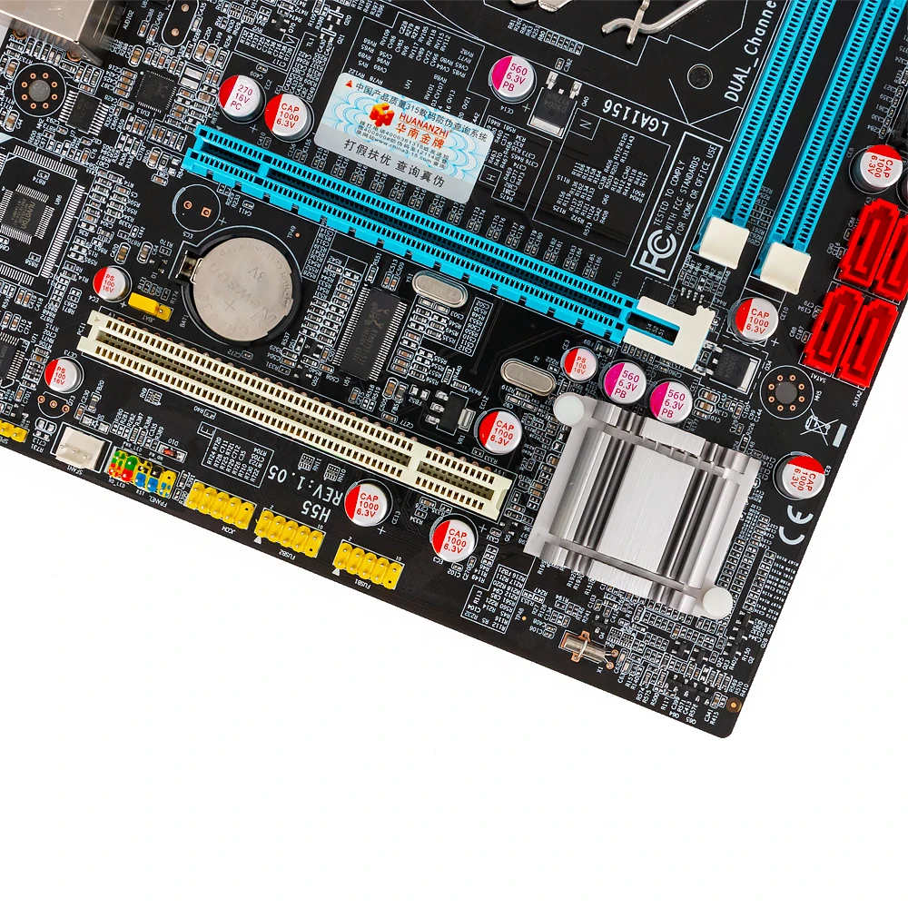 Huanan Zhi P55 материнская плата для Intel LGA 1156 i3 i5 i7 DDR3 16 Гб SATA2.0 PCI E 2 0 230*170 мм M ATX