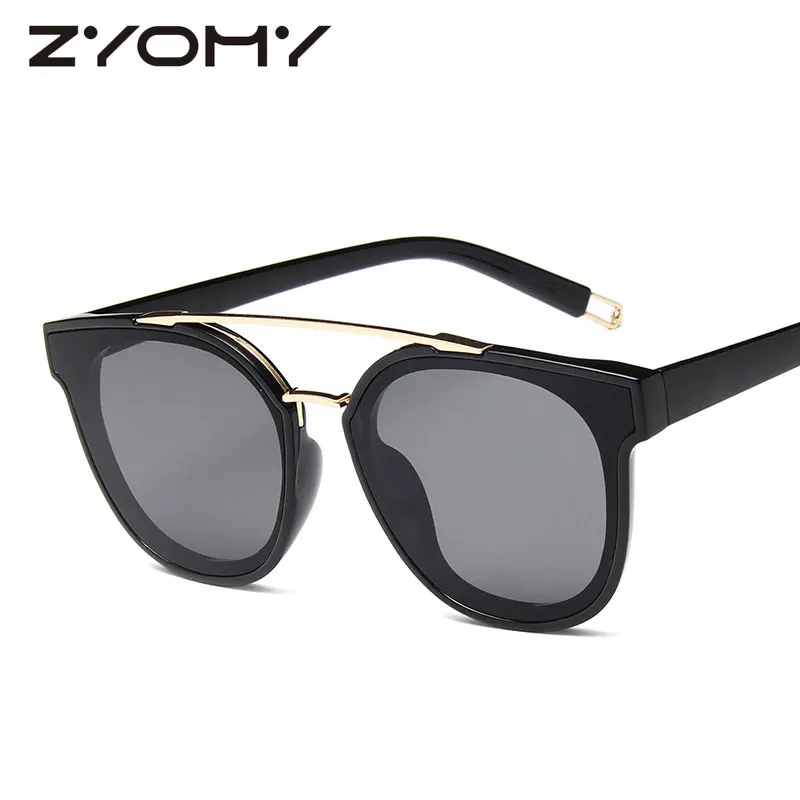 NO.1 black Oculos de sol, ретро очки, женские солнцезащитные очки, фирменный дизайн, Ретро стиль, мужские оттенки, UV400, двойной луч, прозрачные линзы - Цвет линз: NO.1 black