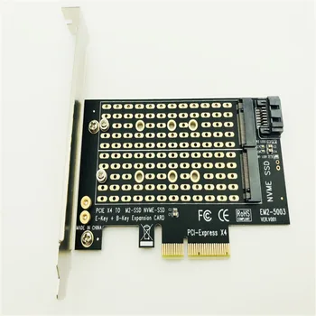 

Full-speed M-Key M.2 NVME NGFF SSD To PCI-E PCI X4 Adapter Card