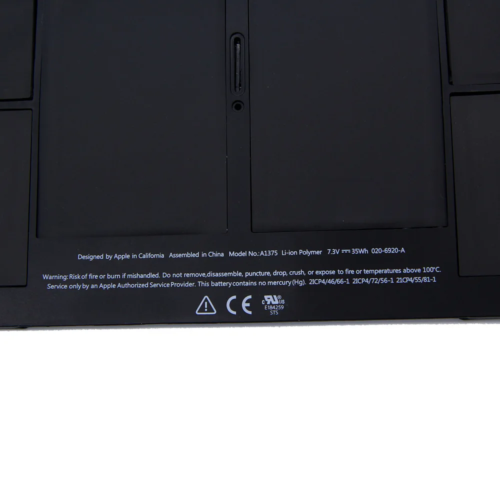 Высокое качество A1375 Аккумулятор для ноутбука Apple MacBook Air 1" A1370 2010 год Замена батареи A1375