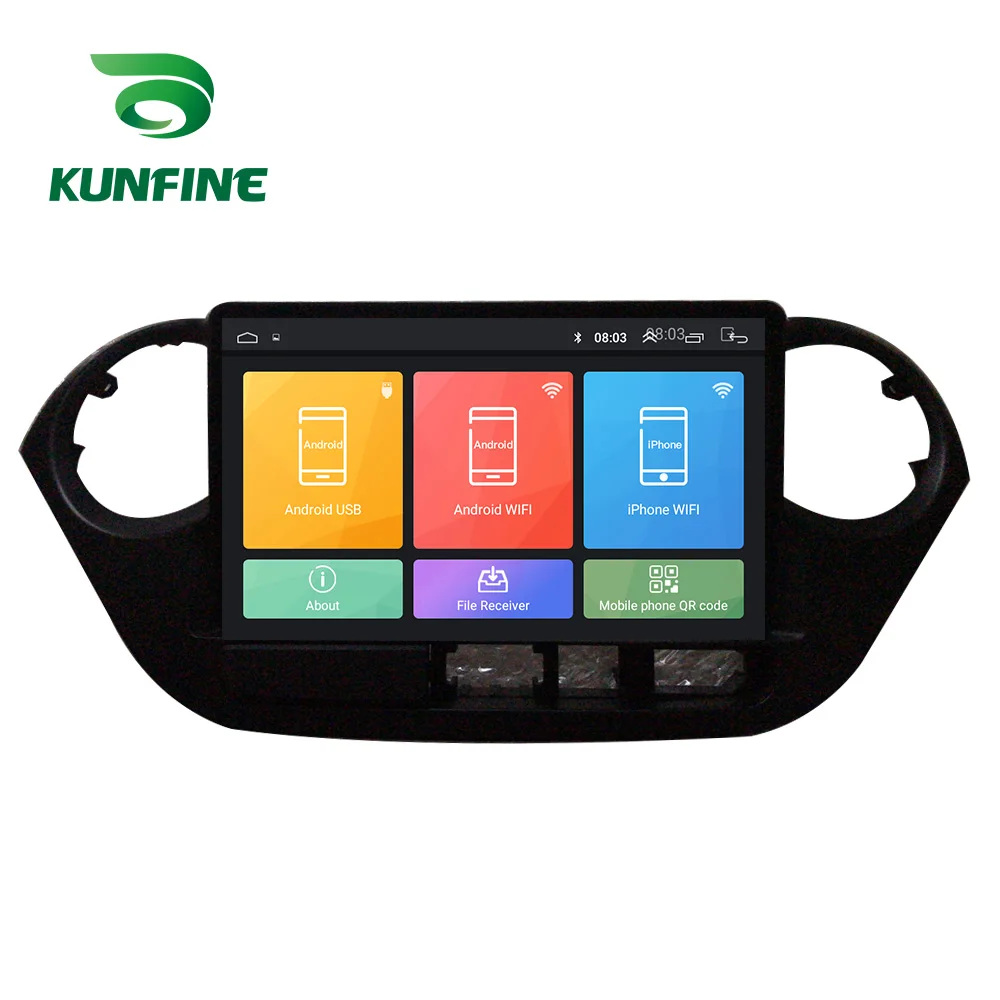 Восьмиядерный Android 10 0 автомобильный DVD GPS навигационный плеер Deckless стерео для HYUNDAI