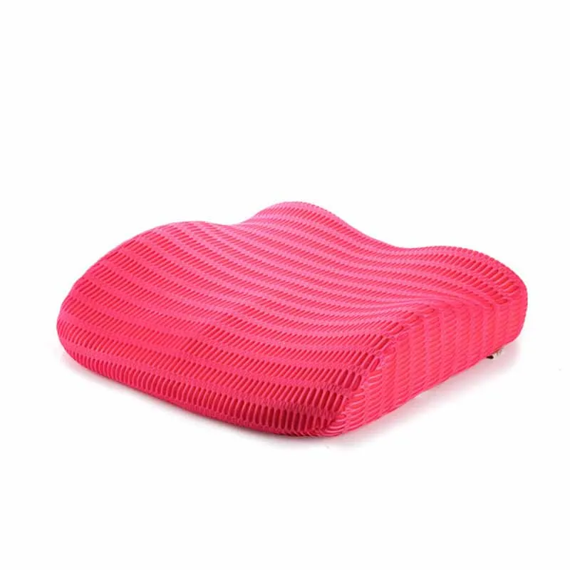 red Ортопедическая подушка для сиденья пенный наполнитель Memory Foam Массажный коврик-подушка для отдыха офисный откидной коврик - Цвет: red