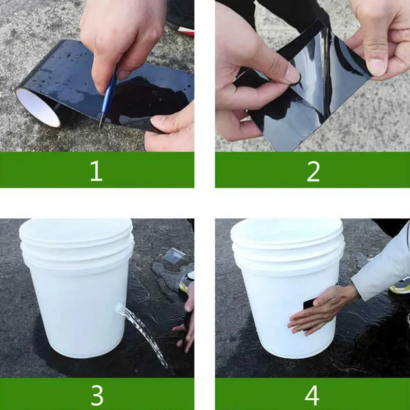 Новинка, супер прочная водонепроницаемая лента из волокна, для остановки протечек, лента для ремонта, для самофиксации, клейкая лента, Прямая поставка